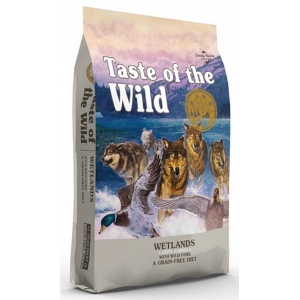 TASTE OF THE WILD WETLANDS CANINE 5,6 kg - Bezzbożowa karma dla psów wszystkich ras z dzikiego ptactwa